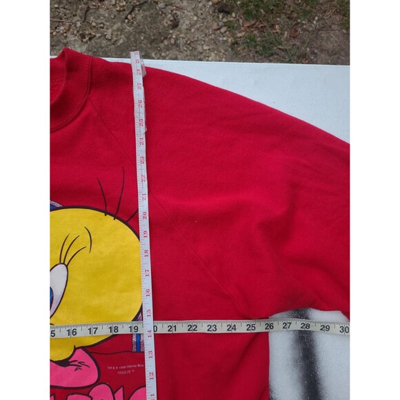 Vintage Tweety Bird Looney Tunes Crewneck Sweatshirt Freeze 1996 - Picture 10 of 11